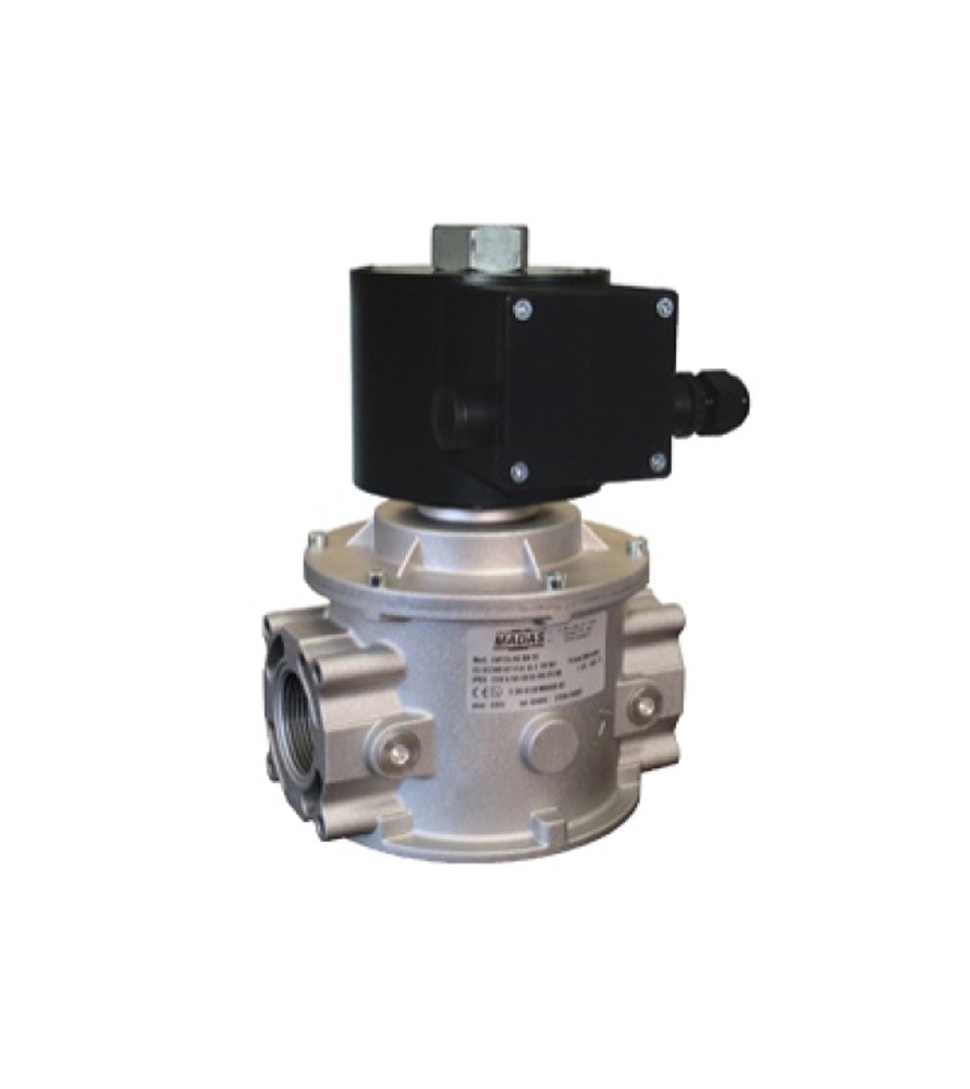 MADAS 208.12.71.14 Ηλεκτρομαγνητική Βαλβίδα Αυτόματης Επαναφοράς N.C. με ρυθμιστή Ροης κ Διάμετρο ¾”