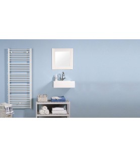 Purmo FLORES θερμαντικό σώμα λουτρού FLΟ0804 800 x 450 (395 kcal/h) Ίσιο λευκό