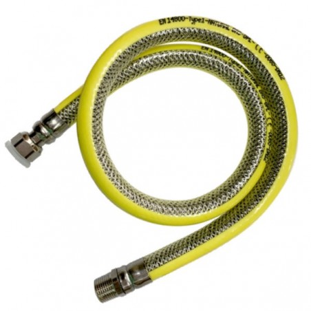 S.I.M.E. 217.41.22.15  Εύκαμπτος σύνδεσμος σταθερού μήκους Αρσ. x Θηλ. με Διάμετρο ½” κ μήκος 500 mm