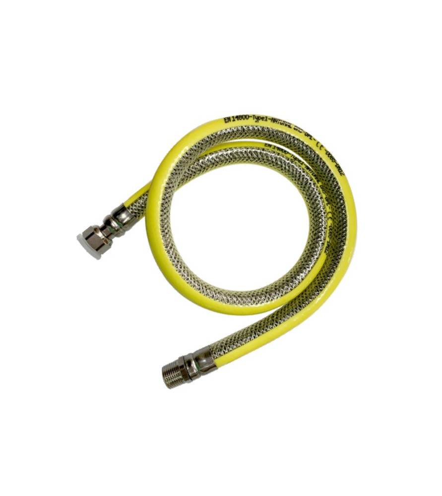 S.I.M.E. 217.41.22.17 Εύκαμπτος σύνδεσμος σταθερού μήκους Αρσ. x Θηλ. με Διάμετρο ½” κ μήκος 1000 mm