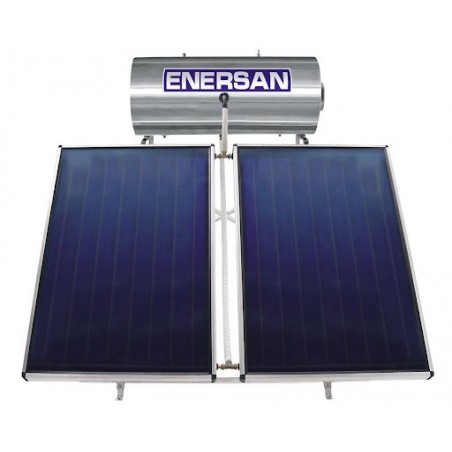 Enersan GLASS G 300-5E Ηλιακός Θερμοσίφωνας Διπλής Ενέργειας 5 m²
