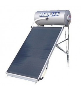 Enersan INOX IN 120-2EH ΟΡΙΖ Ηλιακός Θερμοσίφωνας Τριπλής Ενέργειας 2 m²