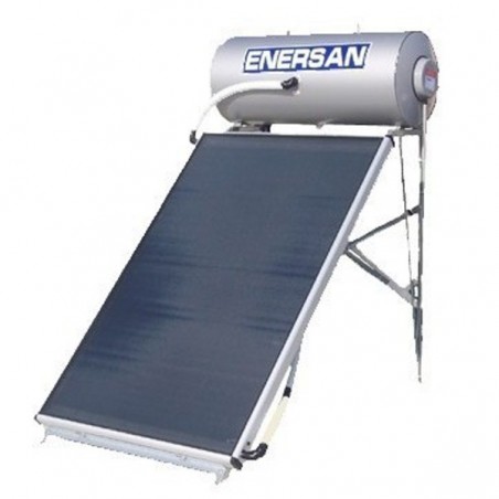 Enersan INOX IN 120-2EH ΟΡΙΖ Ηλιακός Θερμοσίφωνας Τριπλής Ενέργειας 2 m²