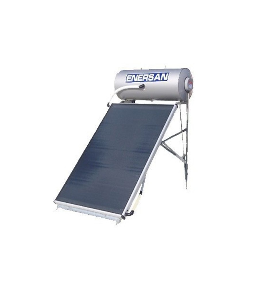 Enersan INOX IN 160-2.5EH ΟΡΙΖ Ηλιακός Θερμοσίφωνας Διπλής Ενέργειας 2.5 m²