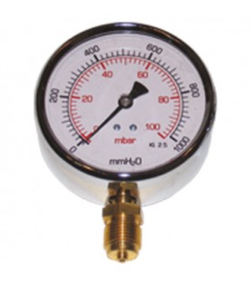 S.I.M.E. 215.31.31.15 Μανόμετρο χαμηλής πίεσης με μέτρηση 0-400 mbar