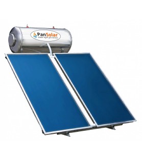 PanSolar Ηλιακός Θερμοσίφωνας 300 λίτρα Διπλής Ενέργειας Glass Επιλεκτικός 4.0m²