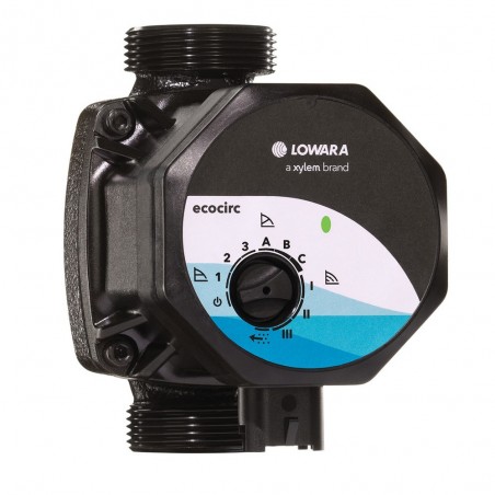 LOWARA Ecocirc S 25-8/180 Ηλεκτρονικός κυκλοφορητής υψηλής απόδοσης για οικιακή θέρμανση και ψύξη