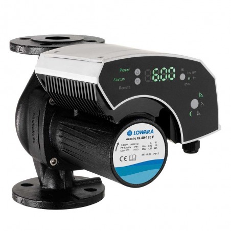 LOWARA Ecocirc XL 40 – 120 F Ηλεκτρονικός κυκλοφορητής υψηλής απόδοσης για οικιακή θέρμανση και ψύξη