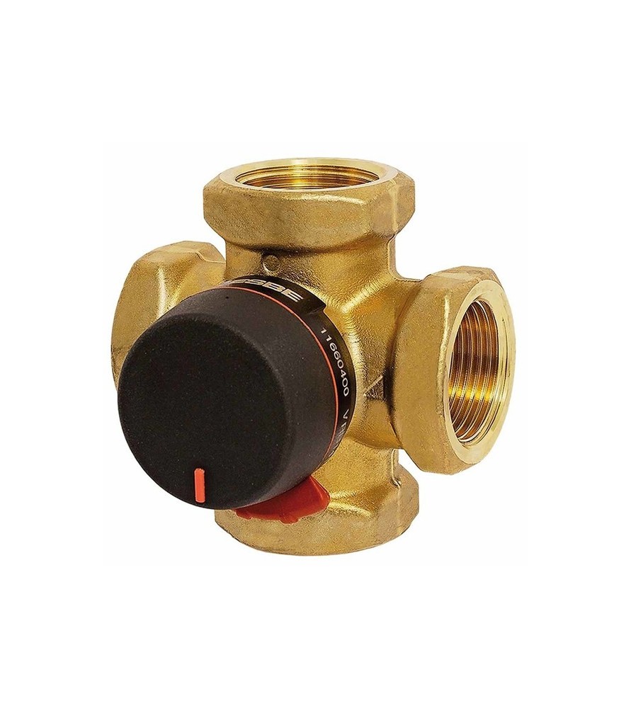 ESBE VRB 143 Τετράοδη περιστροφική βάνα ανάμειξης/διανομής (τύπου BIV) με Διατομή DN 20