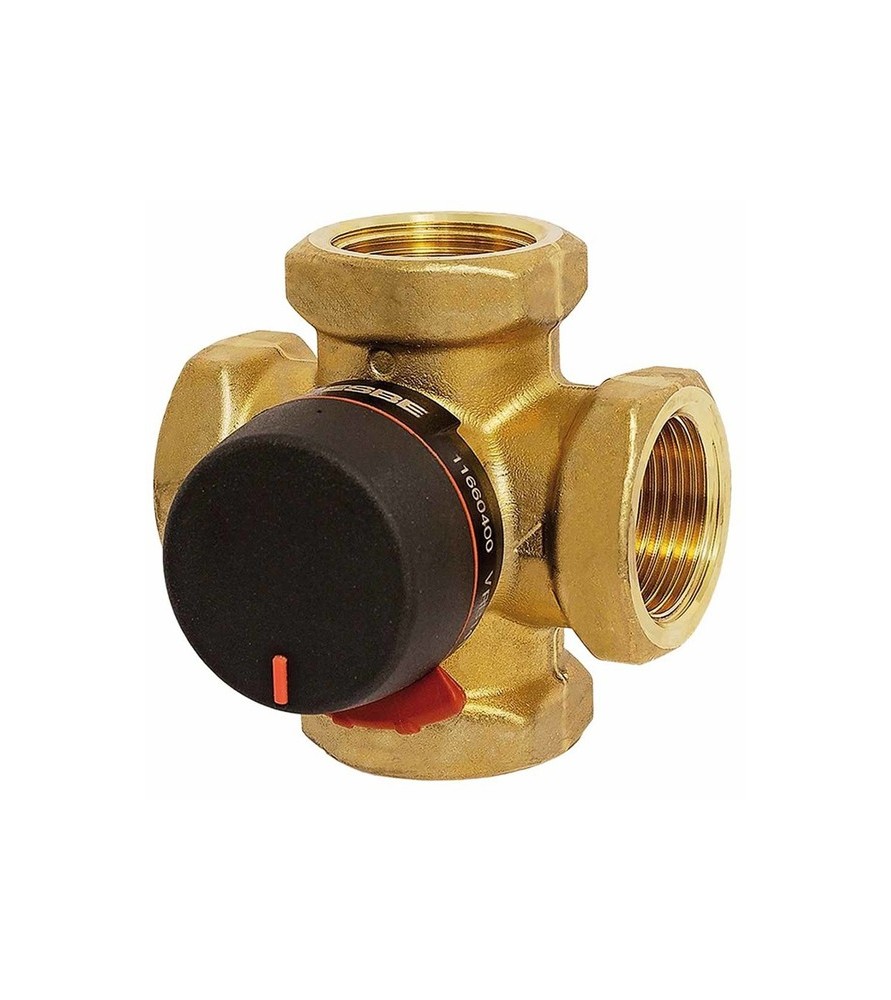 ESBE VRB 143 Τετράοδη περιστροφική βάνα ανάμειξης/διανομής (τύπου BIV) με Διατομή DN 25