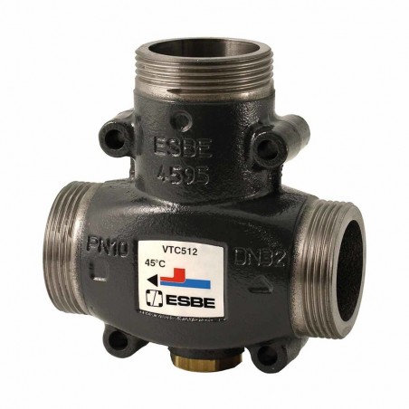ESBE VTC 512 Τρίοδη θερμοστατική βάνα φορτίου 55 °C με Διατομή DN 32 (14.00 KVS)