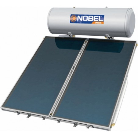 Nobel Aelios Ηλιακός θερμοσίφωνας Cus Glass 300lt/4.0m² Διπλής ενεργείας (12 άτοκες δόσεις)