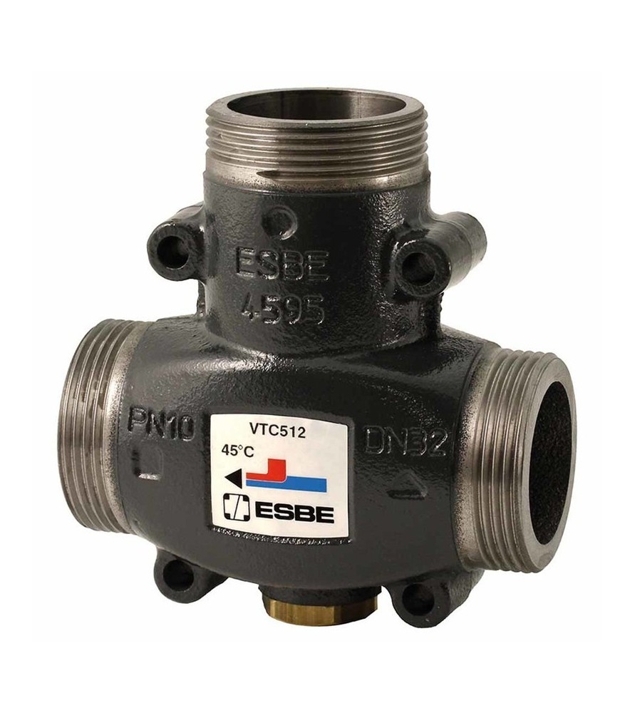 ESBE VTC 512 Τρίοδη θερμοστατική βάνα φορτίου 60 °C με Διατομή DN 25 (9.00 KVS) ESBE VTC 512 Τρίοδη θερμοστατική βάνα φορτίου 60 °C με Διατομή DN 25 (9.00 KVS)