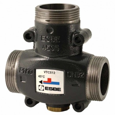 ESBE VTC 512 Τρίοδη θερμοστατική βάνα φορτίου 60 °C με Διατομή DN 25 (9.00 KVS)