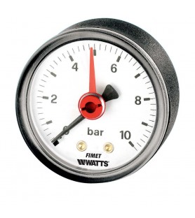 WATTS M0.10 Μανόμετρο ABS (¼” / Φ50) για οριζόντια διάταξη 0-10bar