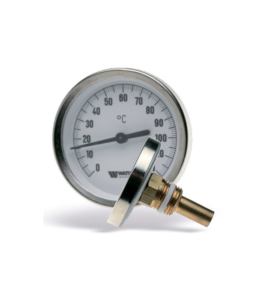 WATTS TB-63 Θερμόμετρο εβαπτιζόμενο Φ 50 και μήκος 50 mm