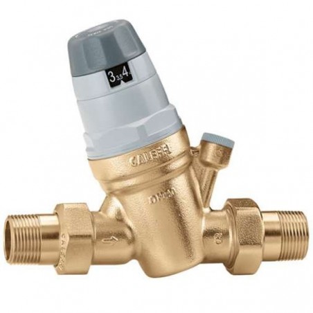 CALEFFI ART.5350 Μειωτής πίεσης 25 atm με ρακόρ και αλλαγή μηχανισμού 1-6 bar και Διατομή ½”