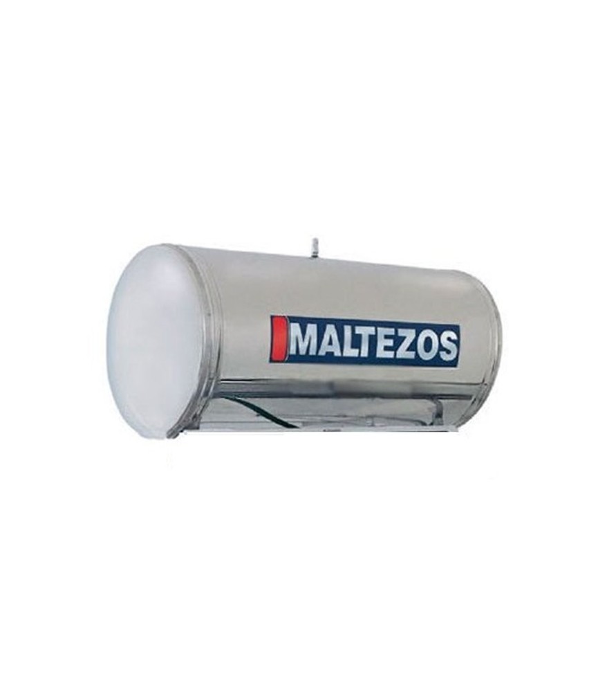 Maltezos Boiler Ηλιακού INOX 125Lt Διπλής Ενεργείας