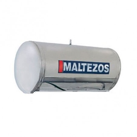 Maltezos Boiler Ηλιακού INOX 125Lt Διπλής Ενεργείας