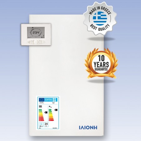 Επιτοίχιος Λέβητας Νερού Αερίου Mytherm Ιλιόνη GM 25 με Θερμοστάτη