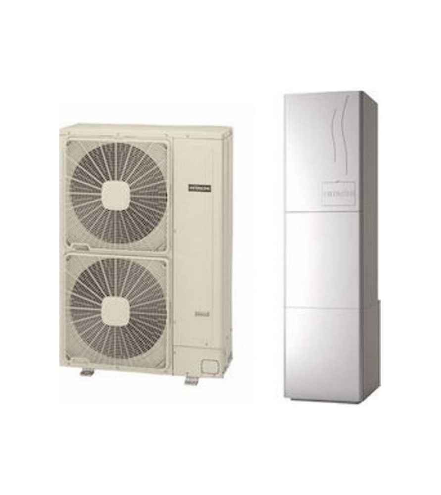 Hitachi Yutaki S-80 RWH-4.0NFE / RAS-4WHNPE Αντλία θερμότητας split Τριφασική 80°C 11 KW (6 Άτοκες Δόσεις)