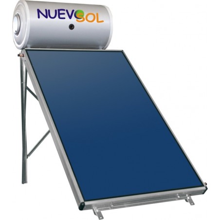 Nuevosol Ηλιακός NS-170/2.52ΚΑΘ (170 lt) glass με 2.52 m² τριπλής ενεργείας (6 Άτοκες Δόσεις)