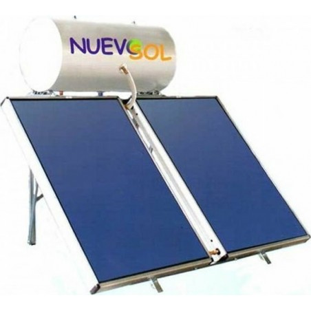 Nuevosol Ηλιακός NS-170/3.10 ΚΑΘ (170 lt) glass με 3.10 m² τριπλής ενεργείας (6 Άτοκες Δόσεις)