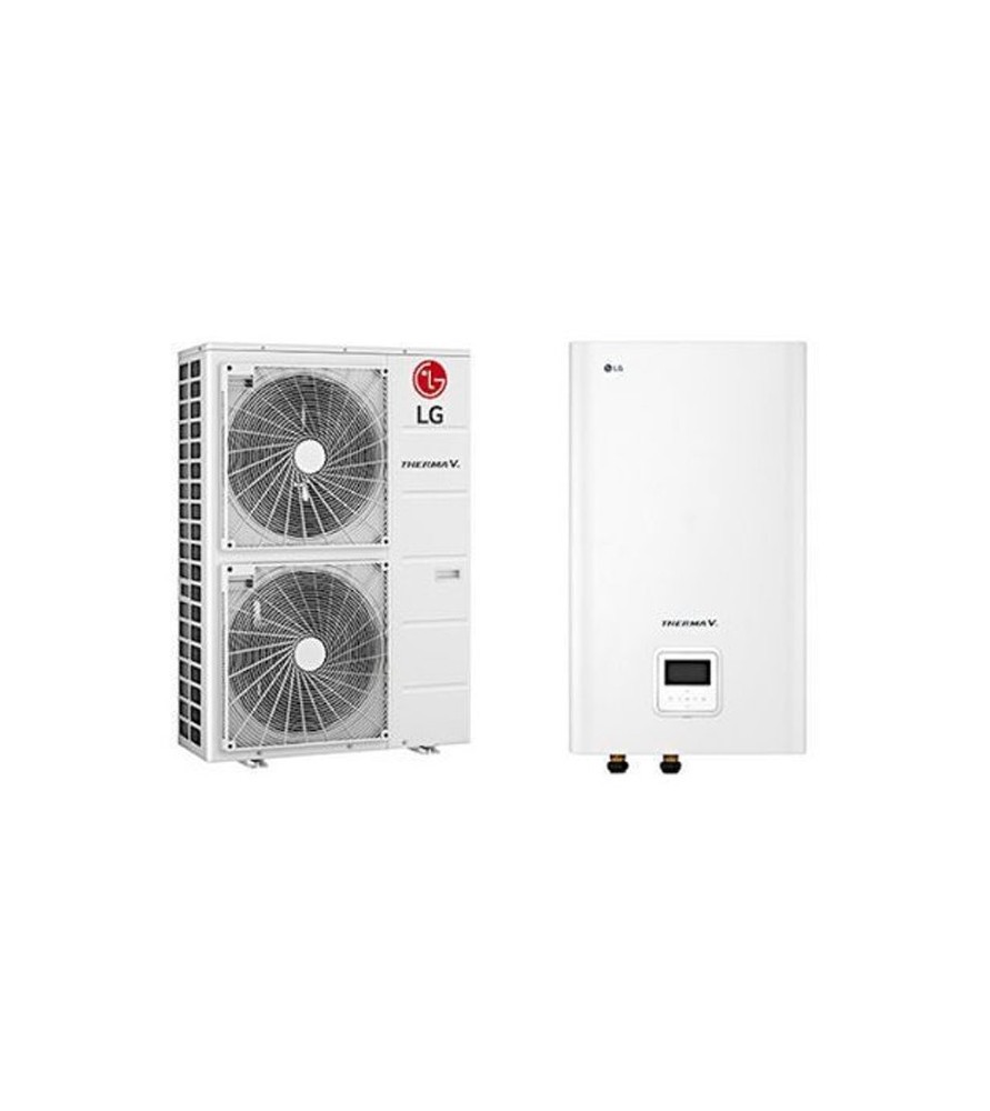 LG Therma V R32 HN160MC.NK1/HU121MRB.U30 Hydrosplit αντλία θερμότητας αέρος νερού με ψύξη 12 kw και θέρμανση 12 kw μονοφασικό