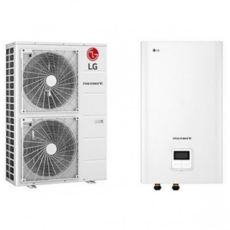 LG Therma V R32 HN1600MC.NK1/HU123MRB.U30 Hydrosplit αντλία θερμότητας αέρος νερού με ψύξη 12 kw και θέρμανση 12 kw τριφασικό