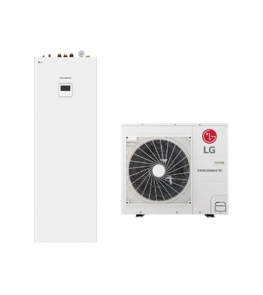 LG Therma V HN0916T.NB1/HU071MR.U44 split αντλία θερμότητας αέρος νερού με Ζ.Ν.Χ. 7kw μονοφασικό