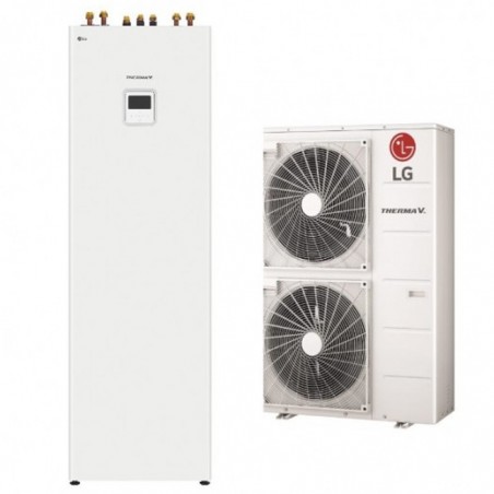 LG Therma V R32 HN1616Y.NB1/HU123MRB.U30 Hydrosplit αντλία θερμότητας αέρος νερού με Ζ.Ν.Χ. 12kw τριφασικό