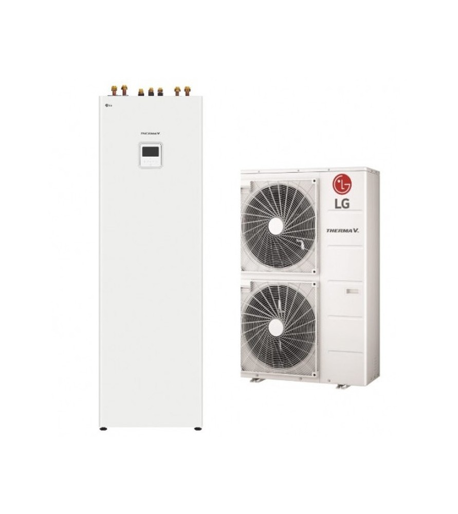 LG Therma V R32 HN1616Y.NB1/HU143MRB.U30 Hydrosplit αντλία θερμότητας αέρος νερού με Ζ.Ν.Χ. 14kw τριφασικό