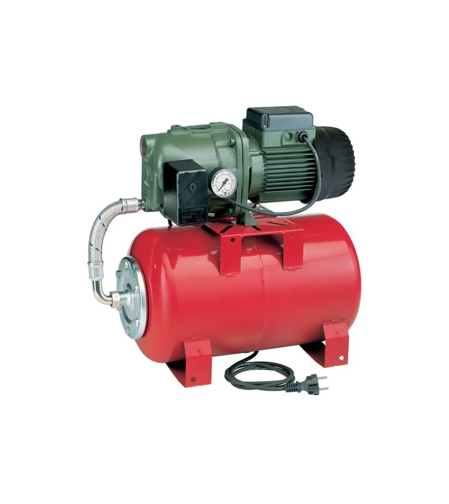 DΑΒ JET 200 M-P (50 Lt) Κομπλέ Πιεστικό συγκρότημα Οριζόντιο Μονοφασικό HP 2.00 (220 V)