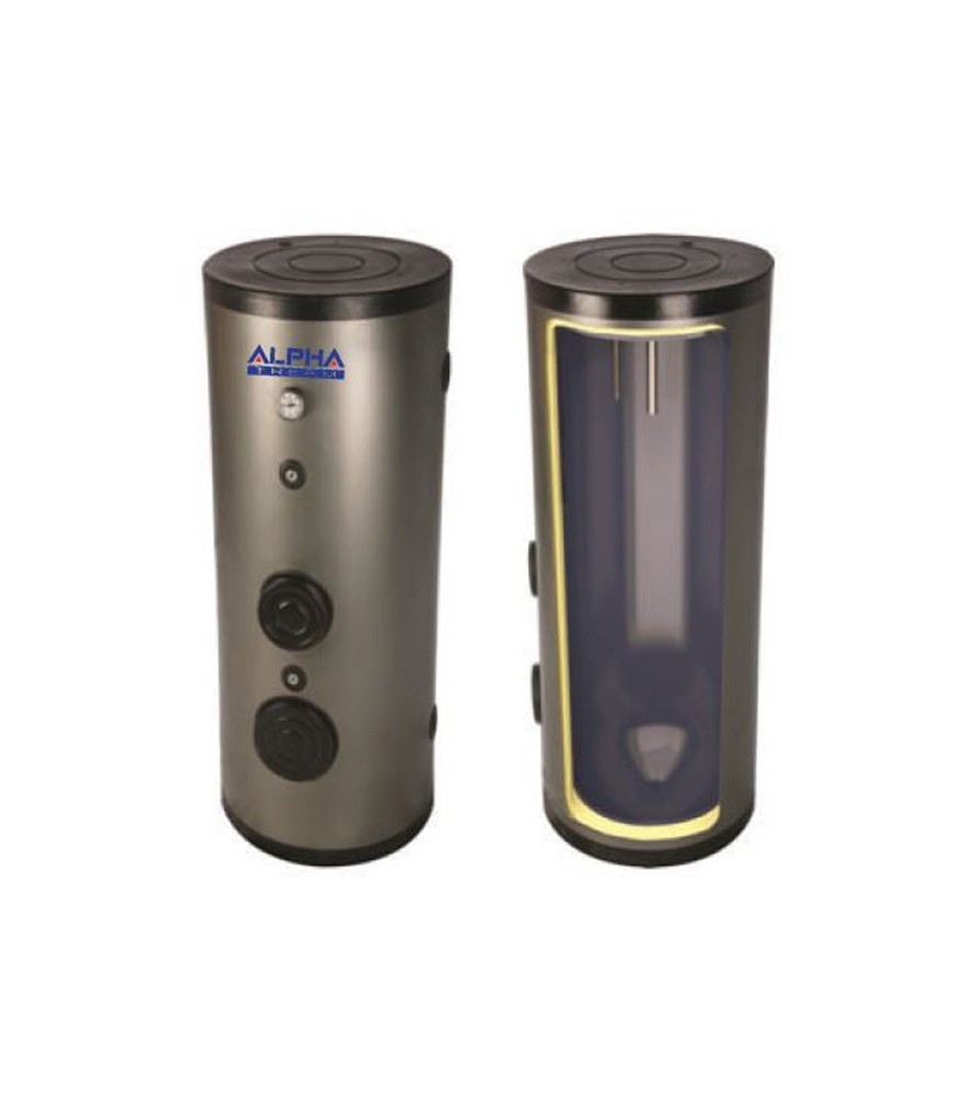 Alpha Therm Δοχείο αδρανείας (Buffer) επισμαλτωμένο 500lt Με 1 Εναλλάκτη