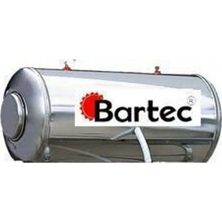 Bartec μπόιλερ ηλιακού 300lt glass titanium Διπλής ενεργείας