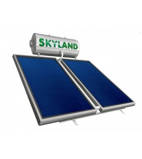 Skyland Ηλιακός GL 300/4.10 ΚΑΘ (300 lt) glass με 4.10 m² διπλής ενεργείας