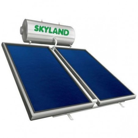 Skyland Ηλιακός INP 200/4/10 ΚΑΘ (200 lt) inox με 4.10 m² διπλής ενεργείας