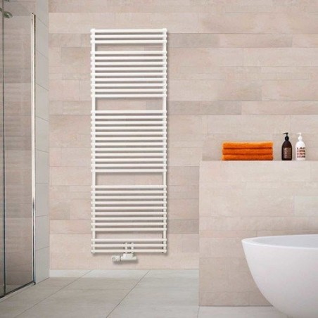 Purmo SANTORINI M θερμαντικό σώμα λουτρού SAN0709 714x900 (667kcal/h) Ίσιο λευκό