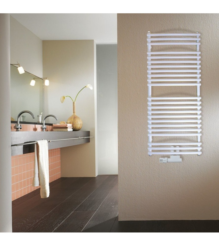 Purmo SANTORINI CM θερμαντικό σώμα λουτρού SAC0704 714x400 (335kcal/h) Κυρτό λευκό