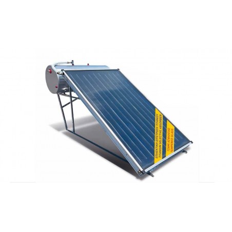 Helioakmi Compact Classic χαμηλού ύψους 300E (lt) glass με συλλεκτική επιφάνεια 5.24 m² τριπλής ενεργείας
