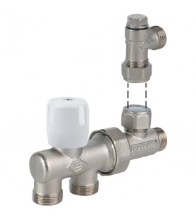 Carlo Poletti V154 Διακόπτης εξωτερικού βρόγχου εναλλάξιμης ροής 1/2" (made in italy)