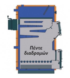 Mytherm MW pro 125 Λέβητας νερού-ξύλου 125 kw με ανεμιστήρα και πίνακα
