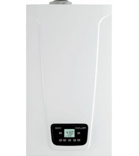 Επιτοίχιος Λέβητας Αερίου Συμπύκνωσης Baxi Duo-Tec Compact E 24GA με Καμινάδα