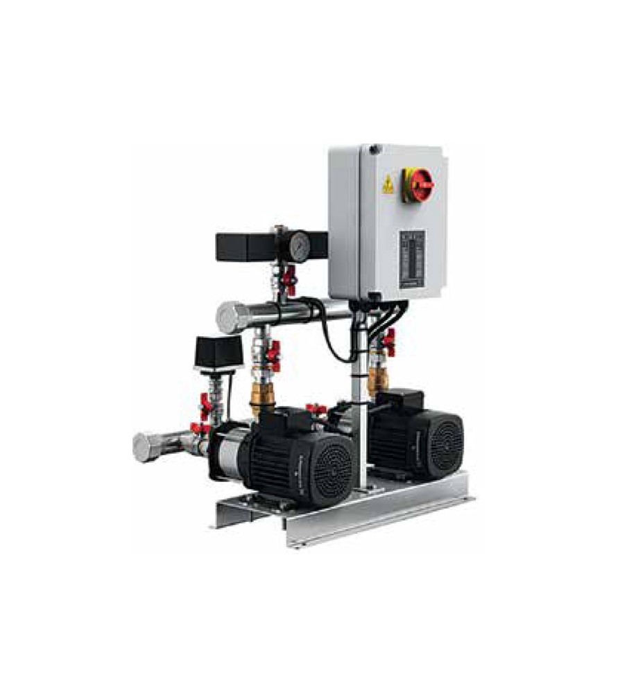 Grundfos 2 CM 3-8 (0.90 kw) Πιεστικό Συγκρότημα Μονοφασικό