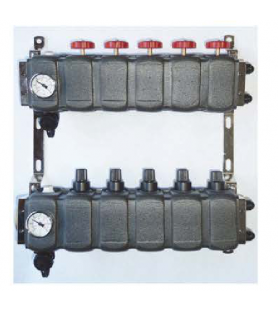 ONDA Fantherm FAN00006000 Πλαστικοί σταθμοί διανομής ψύξης-θέρμανσης 1 ¼” με 6 εξόδους 3/4”