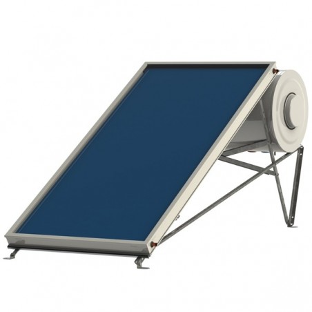 Sammler EVO 169 Ηλιακός θερμοσίφωνας Χαμηλού Ύψους 2.52 m² Διπλής Ενέργειας (160 Lt)