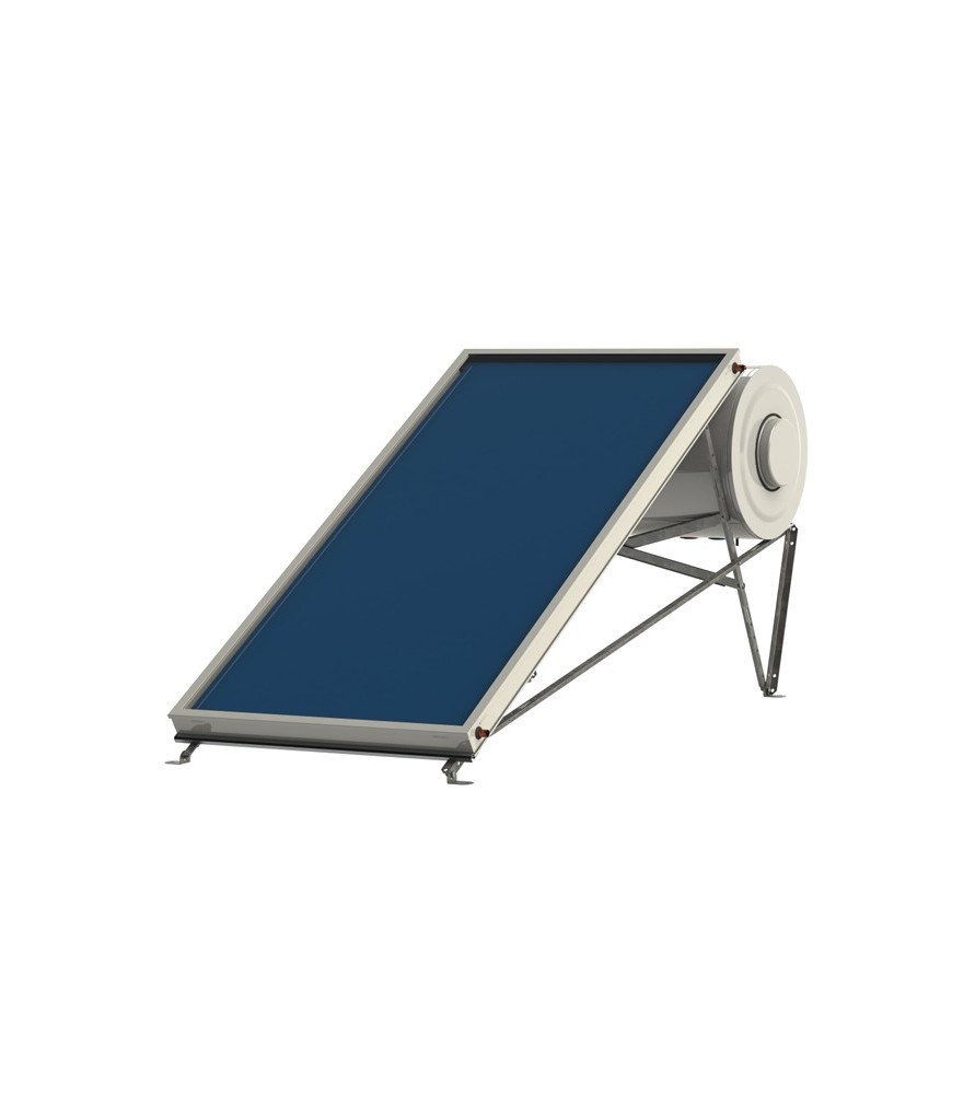 Sammler EVO 169 Ηλιακός θερμοσίφωνας Χαμηλού Ύψους 2.52 m² Διπλής Ενέργειας (160 Lt)