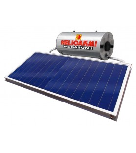 Helioakmi Megasun2 χαμηλού ύψους 160-HOR (lt) glass με συλλεκτική επιφάνεια 2.62 m² τριπλής ενεργείας