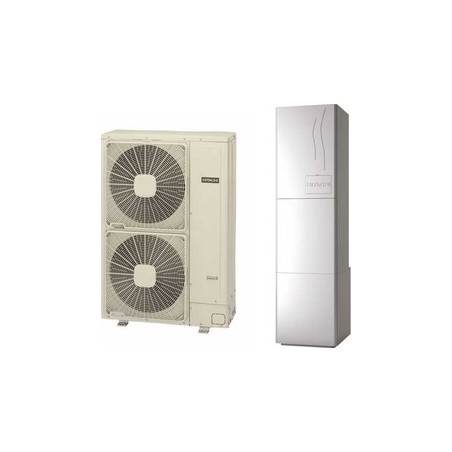 Hitachi Yutaki S80 RWH-5.0NFE/RAS-5WHNPE τριφασική αντλία θερμότητας 16,7kw